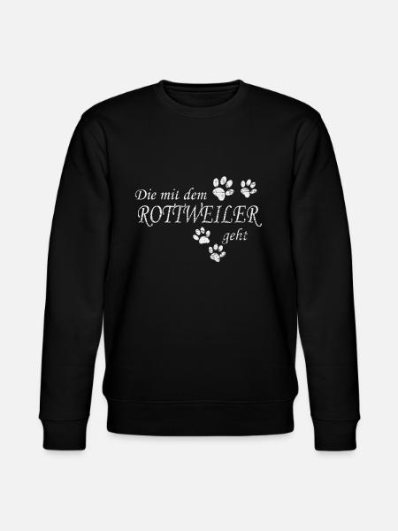 Rottweiler Gassi - Stanley/Stella Unisex Bio-Sweatshirt CHANGER  - Schwarz
