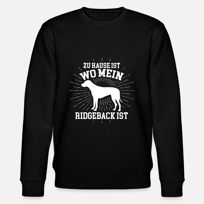 Rhodesian Ridgeback - Stanley/Stella Unisex Bio-Sweatshirt CHANGER  - Schwarz