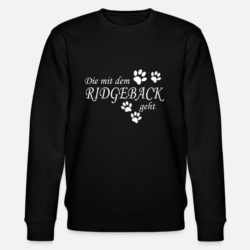 Rhodesian Ridgeback - Stanley/Stella Unisex Bio-Sweatshirt CHANGER  - Schwarz