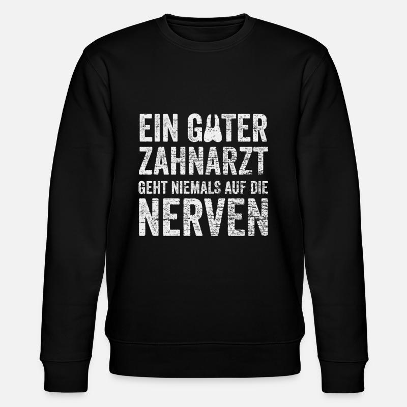 Zahnarzt - Stanley/Stella Unisex Bio-Sweatshirt CHANGER  - Schwarz