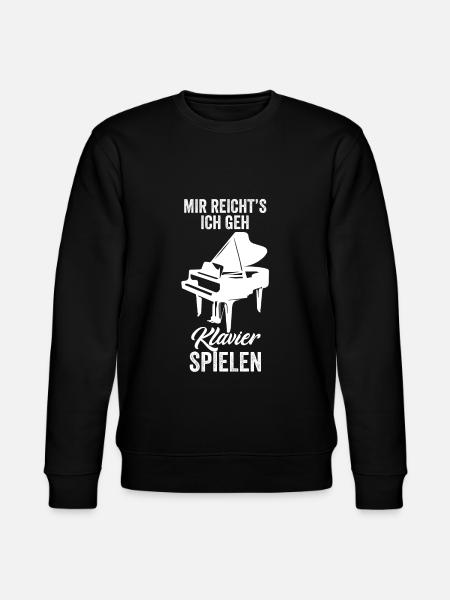 Klavier - Stanley/Stella Unisex Bio-Sweatshirt CHANGER  - Schwarz