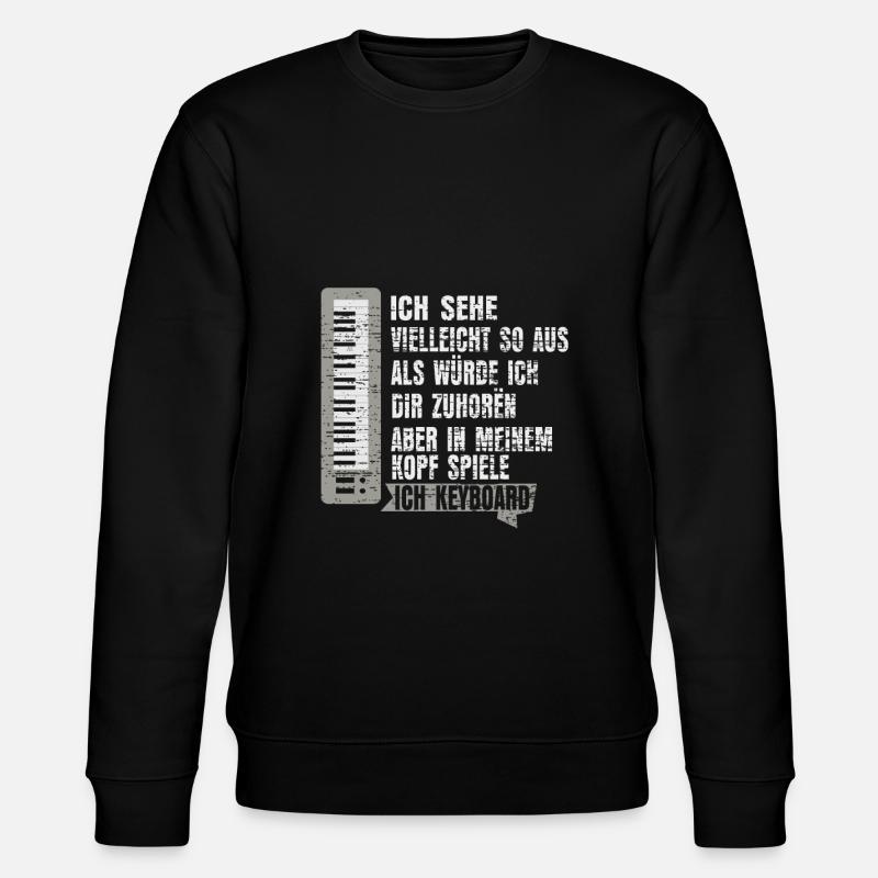 Keyboard Musik - Stanley/Stella Unisex Bio-Sweatshirt CHANGER - Schwarz