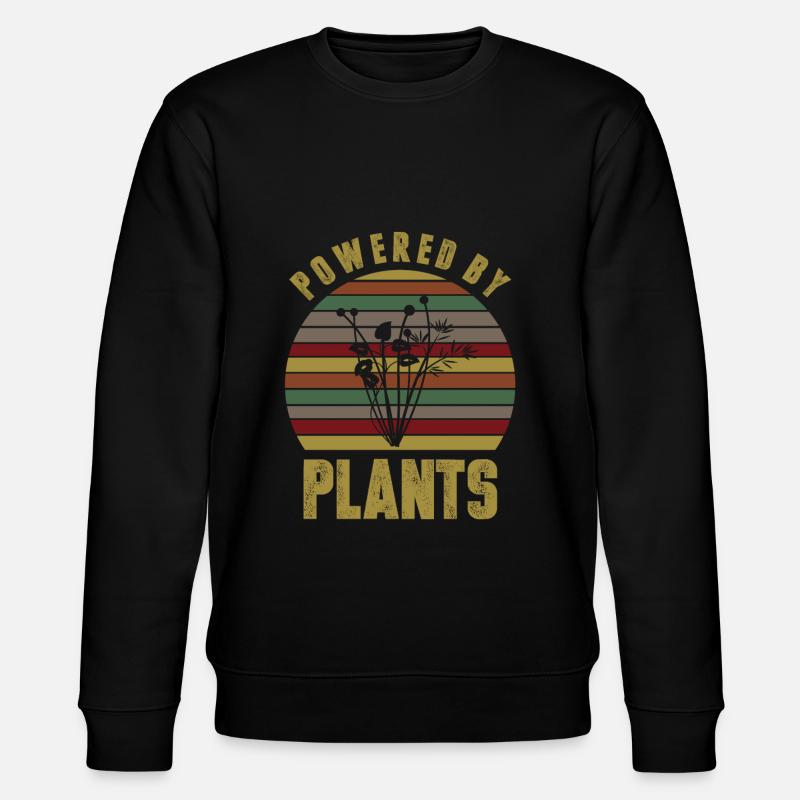 Vegan Vegetarier - Stanley/Stella Unisex Bio-Sweatshirt CHANGER  - Schwarz