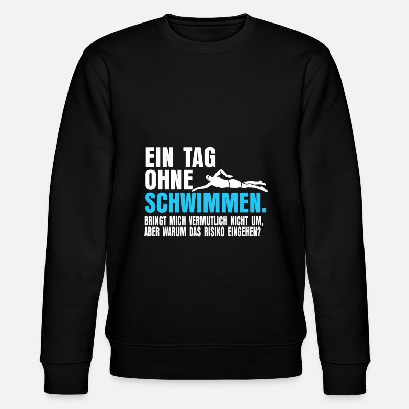 Schwimmen Schwimmlehrer - Stanley/Stella Unisex Bio-Sweatshirt CHANGER  - Schwarz