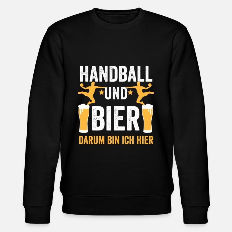 Handball Bier - Stanley/Stella Unisex Bio-Sweatshirt CHANGER - Schwarz