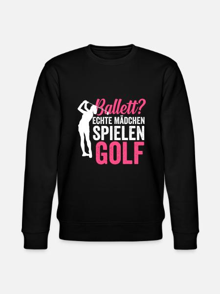 Golf Golferin - Stanley/Stella Unisex Bio-Sweatshirt CHANGER - Schwarz