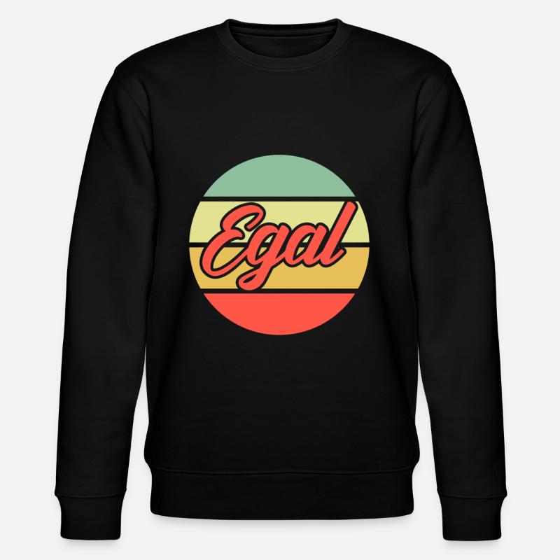 Egal - Stanley/Stella Unisex Bio-Sweatshirt CHANGER  - Schwarz