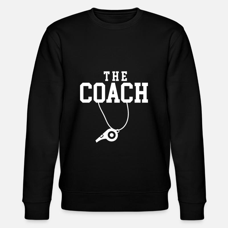 the coach - Stanley/Stella CHANGER Unisex Organic Sweatshirt - black