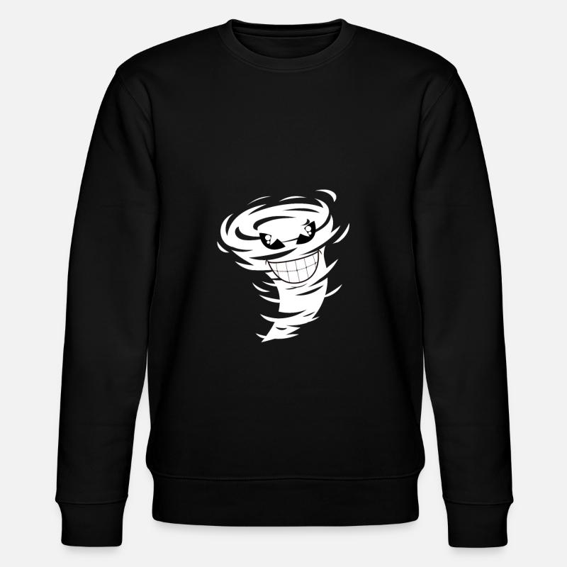 Cooler Tornado - Stanley/Stella Unisex Bio-Sweatshirt CHANGER  - Schwarz