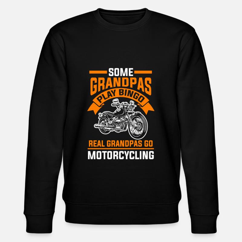 Moto Papy Biker - Sweat bio CHANGER Stanley/Stella Unisexe - noir