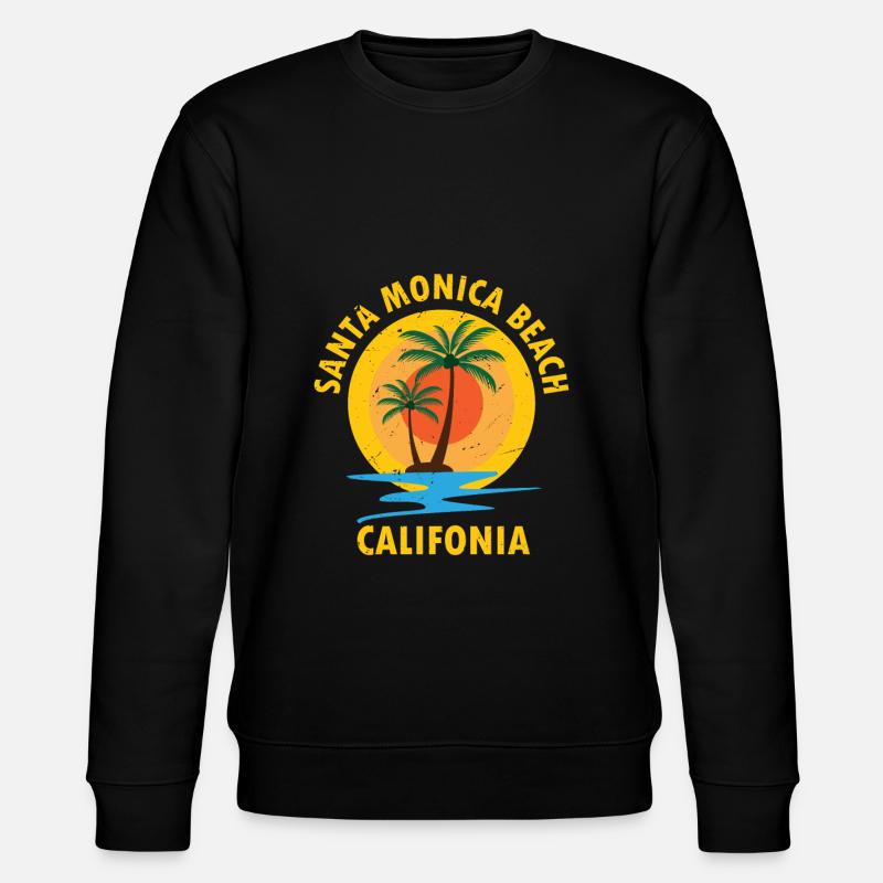 Santa Monica California - Stanley/Stella Unisex Bio-Sweatshirt CHANGER  - Schwarz