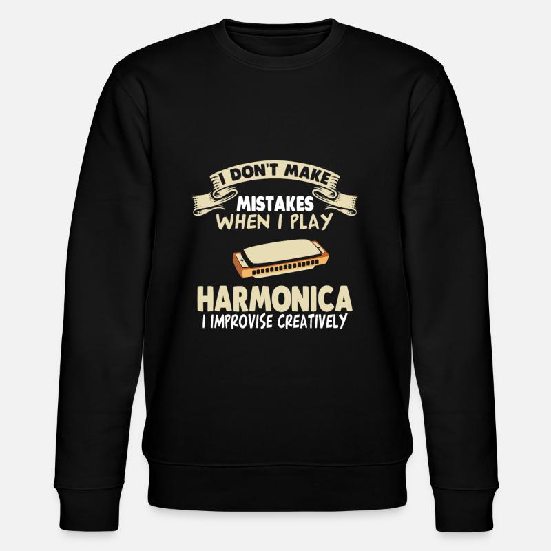 Harmonica Harmonica Harmonica Harmonica - Sweat bio CHANGER Stanley/Stella Unisexe - noir