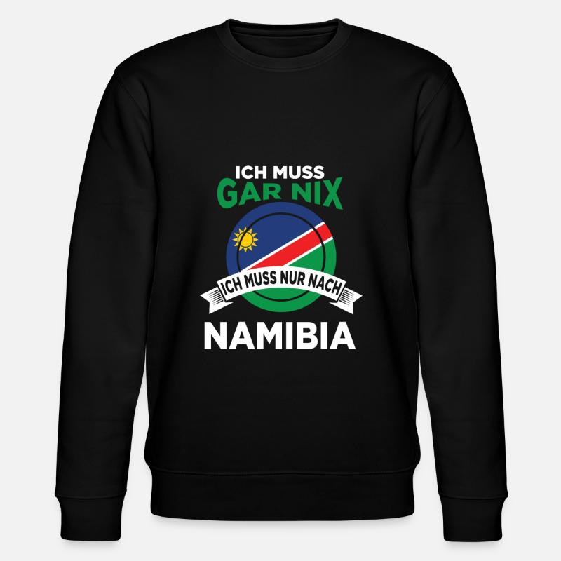 Afrika Namibia Geschenk Geschenkidee - Stanley/Stella Unisex Bio-Sweatshirt CHANGER  - Schwarz