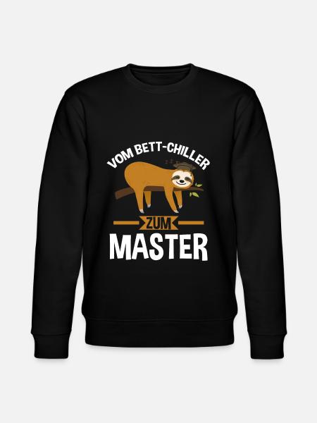 Bett Chiller Master Masterarbeit Akademiker - Stanley/Stella Unisex Bio-Sweatshirt CHANGER  - Schwarz