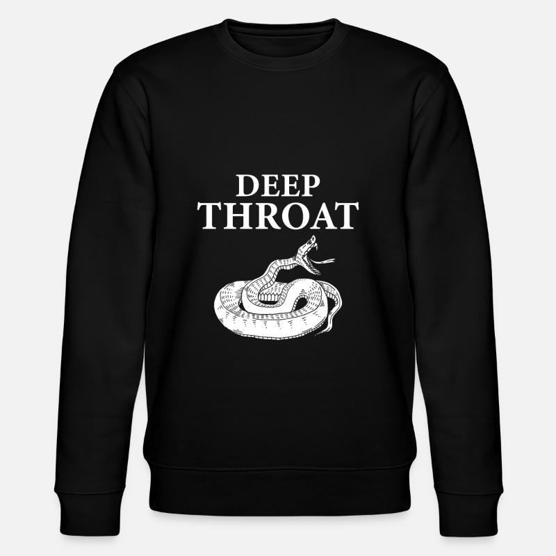 Deep Throat - Stanley/Stella Unisex Bio-Sweatshirt CHANGER - Schwarz