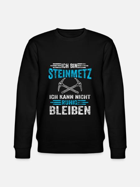 Ich bin Steinmetz - Stanley/Stella Unisex Bio-Sweatshirt CHANGER - Schwarz