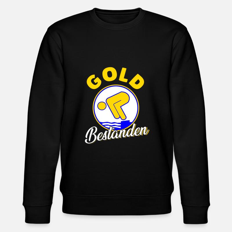 Gold Bestanden - Stanley/Stella Unisex Bio-Sweatshirt CHANGER - Schwarz