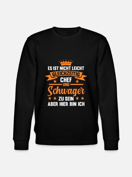 Chef Schwager - Stanley/Stella Unisex Bio-Sweatshirt CHANGER - Schwarz