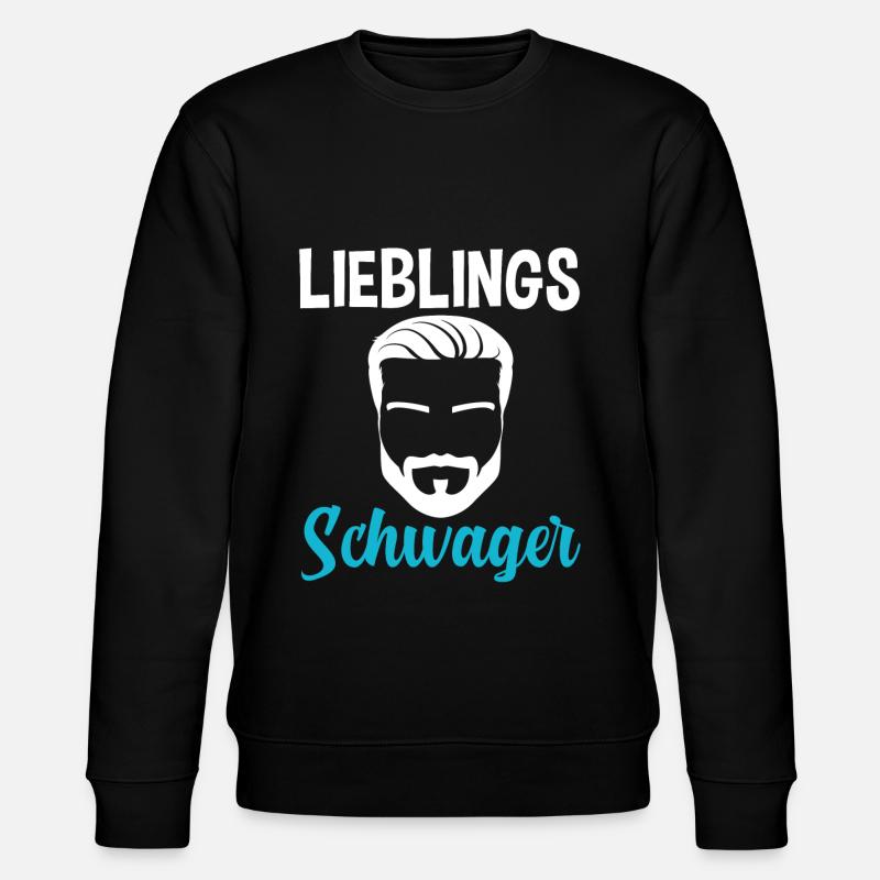 Lieblings Schwager - Stanley/Stella Unisex Bio-Sweatshirt CHANGER  - Schwarz