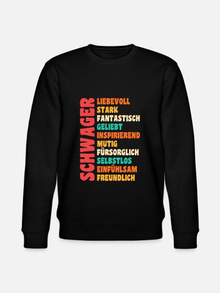 Schwager - Stanley/Stella Unisex Bio-Sweatshirt CHANGER  - Schwarz