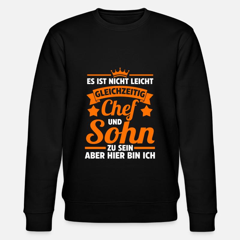 Chef Sohn - Stanley/Stella Unisex Bio-Sweatshirt CHANGER  - Schwarz