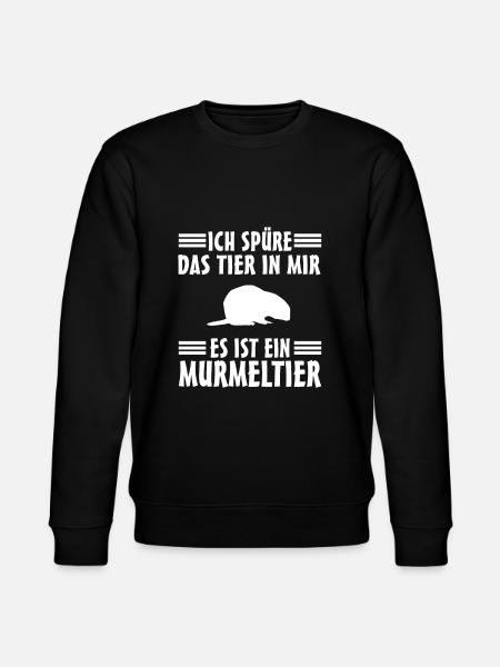 Murmeltier - Stanley/Stella Unisex Bio-Sweatshirt CHANGER - Schwarz
