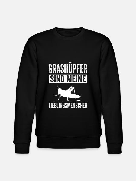 Grashüpfer - Stanley/Stella Unisex Bio-Sweatshirt CHANGER  - Schwarz