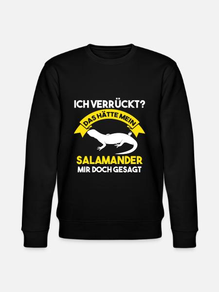 Salamander - Stanley/Stella Unisex Bio-Sweatshirt CHANGER  - Schwarz