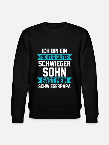 Schwiegersohn - Stanley/Stella Unisex Bio-Sweatshirt CHANGER  - Schwarz