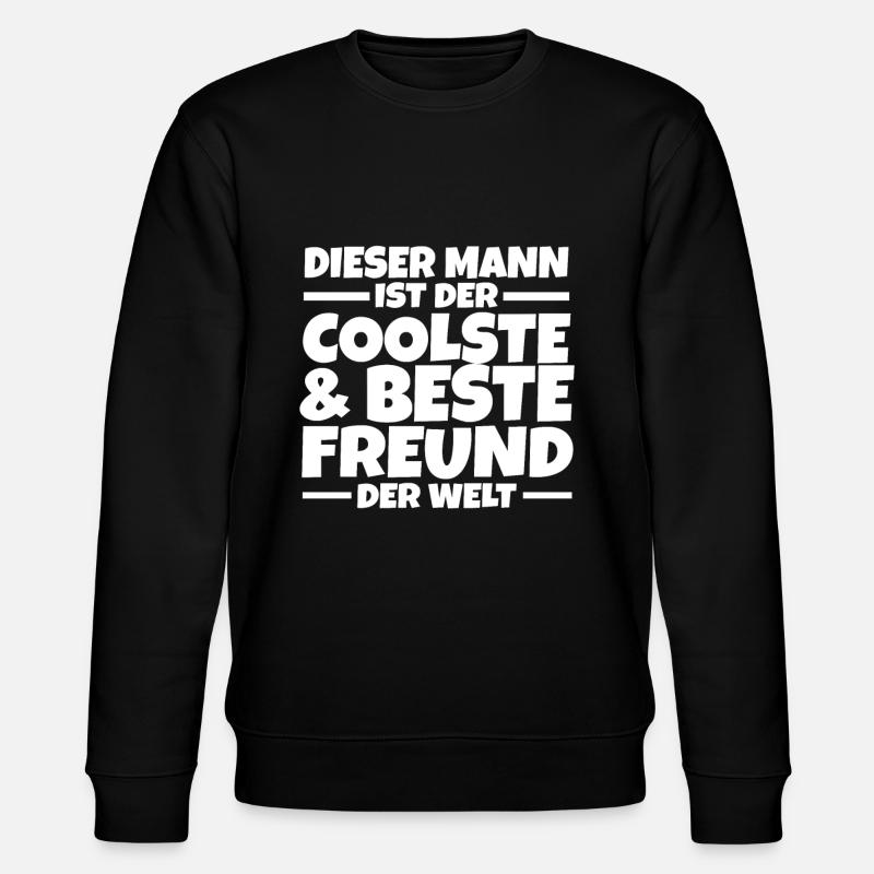 Bester Freund - Stanley/Stella Unisex Bio-Sweatshirt CHANGER  - Schwarz