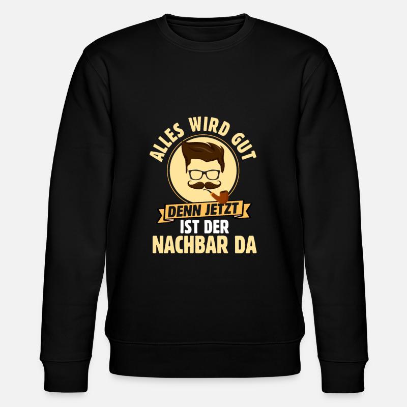 Nachbar - Stanley/Stella Unisex Bio-Sweatshirt CHANGER - Schwarz