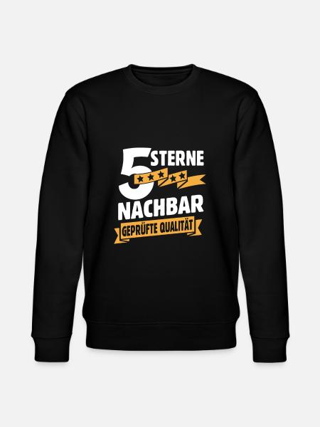Nachbar - Stanley/Stella Unisex Bio-Sweatshirt CHANGER  - Schwarz
