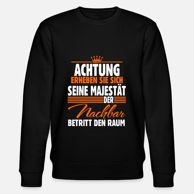 Nachbar - Stanley/Stella Unisex Bio-Sweatshirt CHANGER - Schwarz