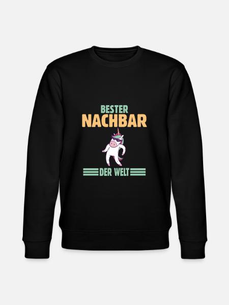 Bester Nachbar - Stanley/Stella Unisex Bio-Sweatshirt CHANGER  - Schwarz