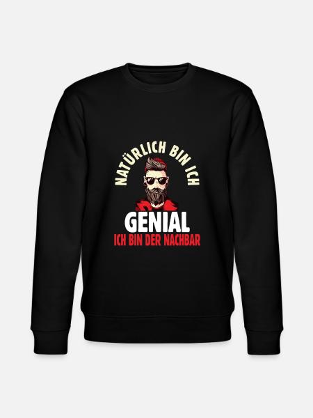 Nachbar - Stanley/Stella Unisex Bio-Sweatshirt CHANGER  - Schwarz