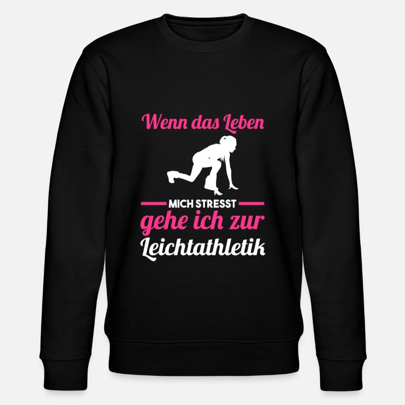 Leichtathletik - Stanley/Stella Unisex Bio-Sweatshirt CHANGER  - Schwarz