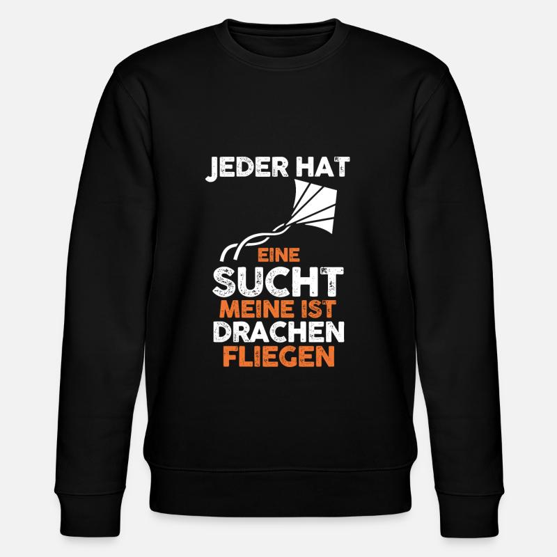 Drachenfliegen - Stanley/Stella Unisex Bio-Sweatshirt CHANGER  - Schwarz