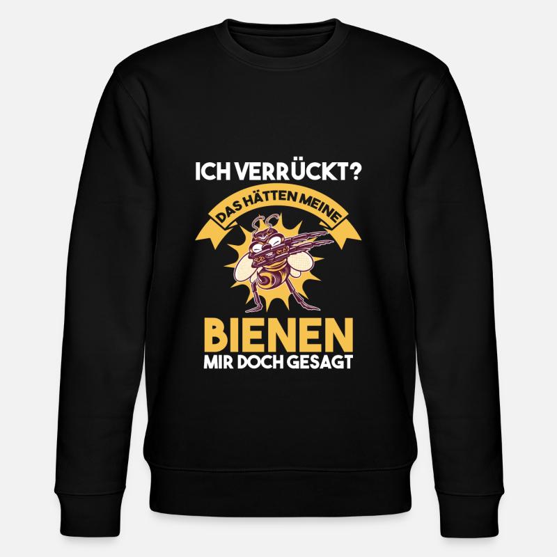 Imker Imkerei Biene Bienen - Stanley/Stella Unisex Bio-Sweatshirt CHANGER  - Schwarz