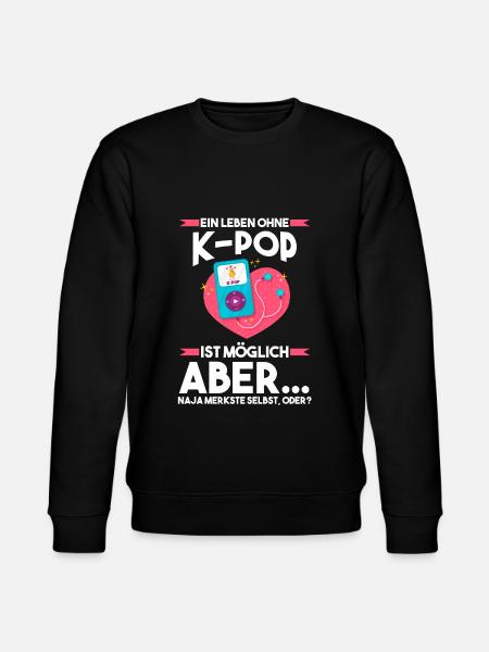 K-pop - Stanley/Stella Unisex Bio-Sweatshirt CHANGER - Schwarz