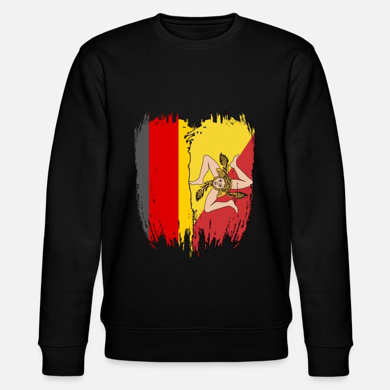 Allemagne Drapeau Sicile - Sweat bio CHANGER Stanley/Stella Unisexe - noir