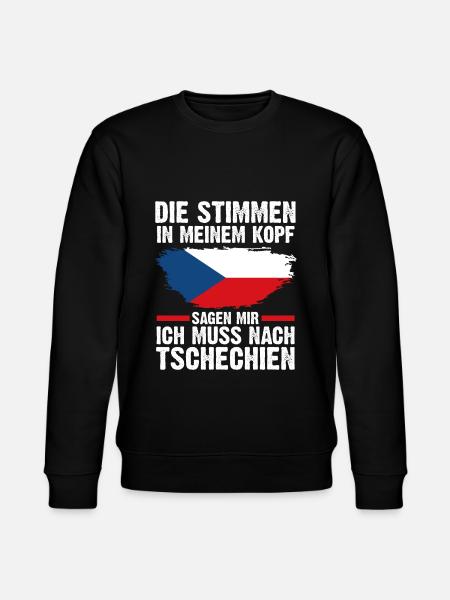 Tschechien Tscheche Tschechisches - Stanley/Stella Unisex Bio-Sweatshirt CHANGER  - Schwarz
