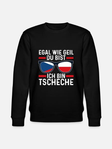 Tscheche Tschechisches Tschechien - Stanley/Stella Unisex Bio-Sweatshirt CHANGER - Schwarz