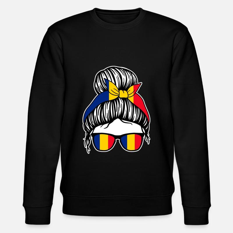 Roumain Roumain Roumanie - Sweat bio CHANGER Stanley/Stella Unisexe - noir