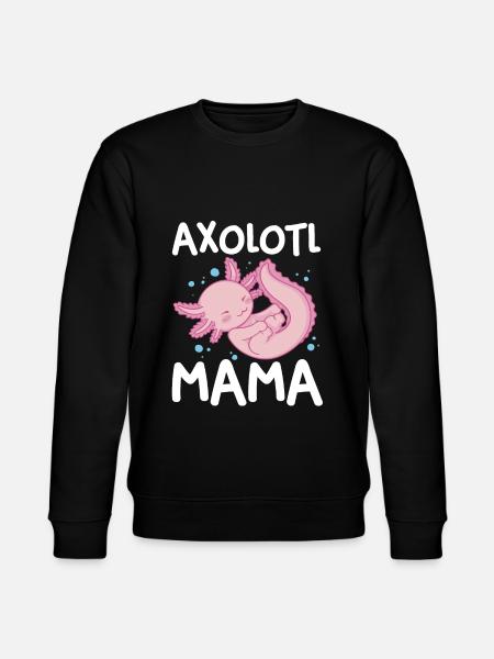Axolotl Mama - Stanley/Stella CHANGER Unisex Organic Sweatshirt - black