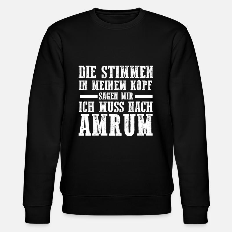 Nordsee Amrum - Stanley/Stella Unisex Bio-Sweatshirt CHANGER - Schwarz
