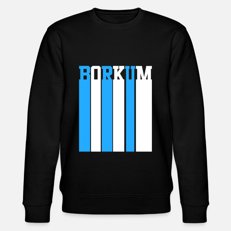 Nordsee Borkum - Stanley/Stella Unisex Bio-Sweatshirt CHANGER  - Schwarz