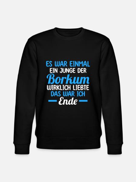 Nordsee Borkum - Stanley/Stella Unisex Bio-Sweatshirt CHANGER  - Schwarz