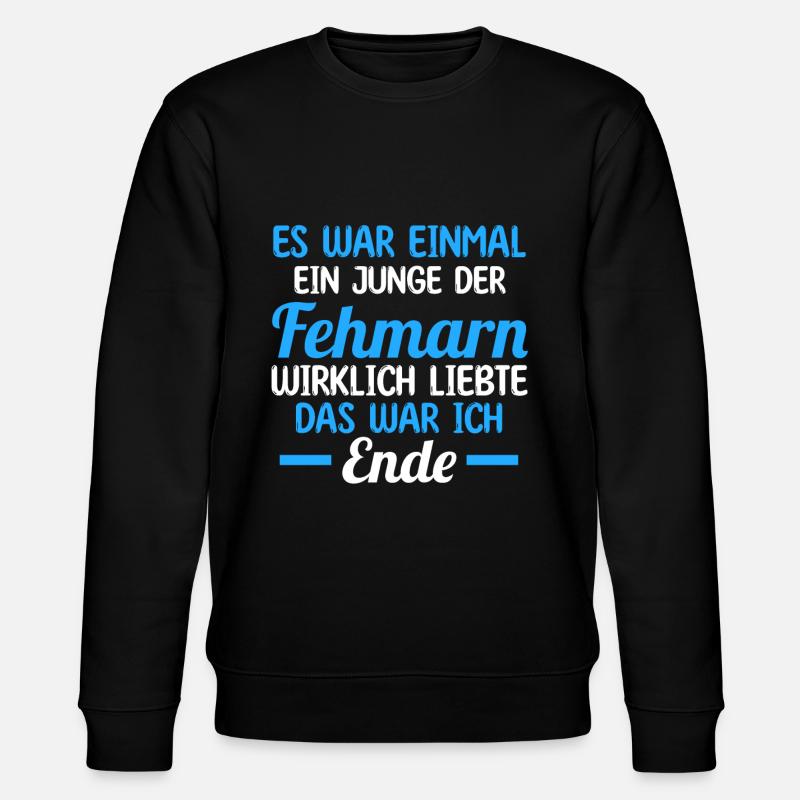 Ostsee Fehmarn - Stanley/Stella Unisex Bio-Sweatshirt CHANGER  - Schwarz