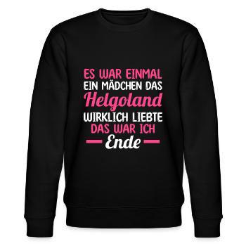 Nordsee Helgoland - Stanley/Stella Unisex Bio-Sweatshirt CHANGER  - Schwarz - Vorne - Nik (191cm) & Marisol (170cm)