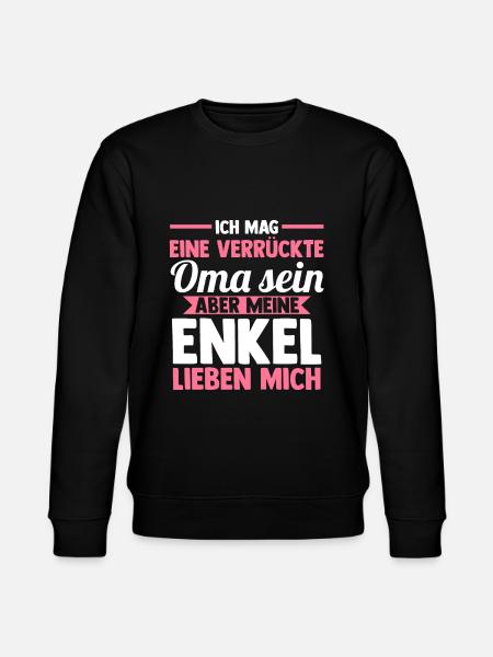 Großmutter Großmama Omi Oma - Stanley/Stella Unisex Bio-Sweatshirt CHANGER  - Schwarz
